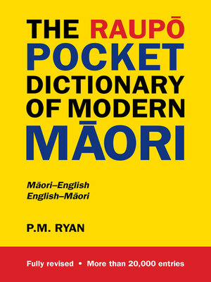 cover image of The Raupo Pocket Dictionary of Modern Maori